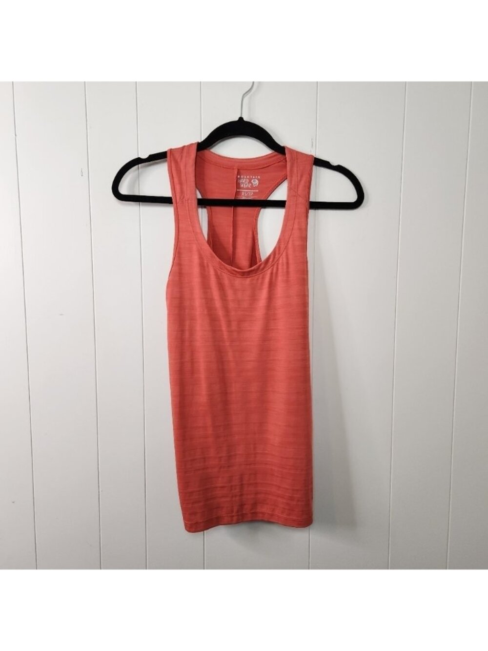 Mountain Hardwear Orange Racerback Tank Top Activewear Gym Workout Yoga Wicking